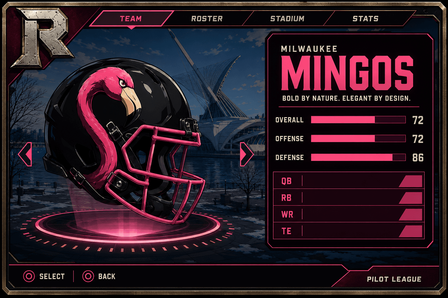 Milwaukee Mingos team card