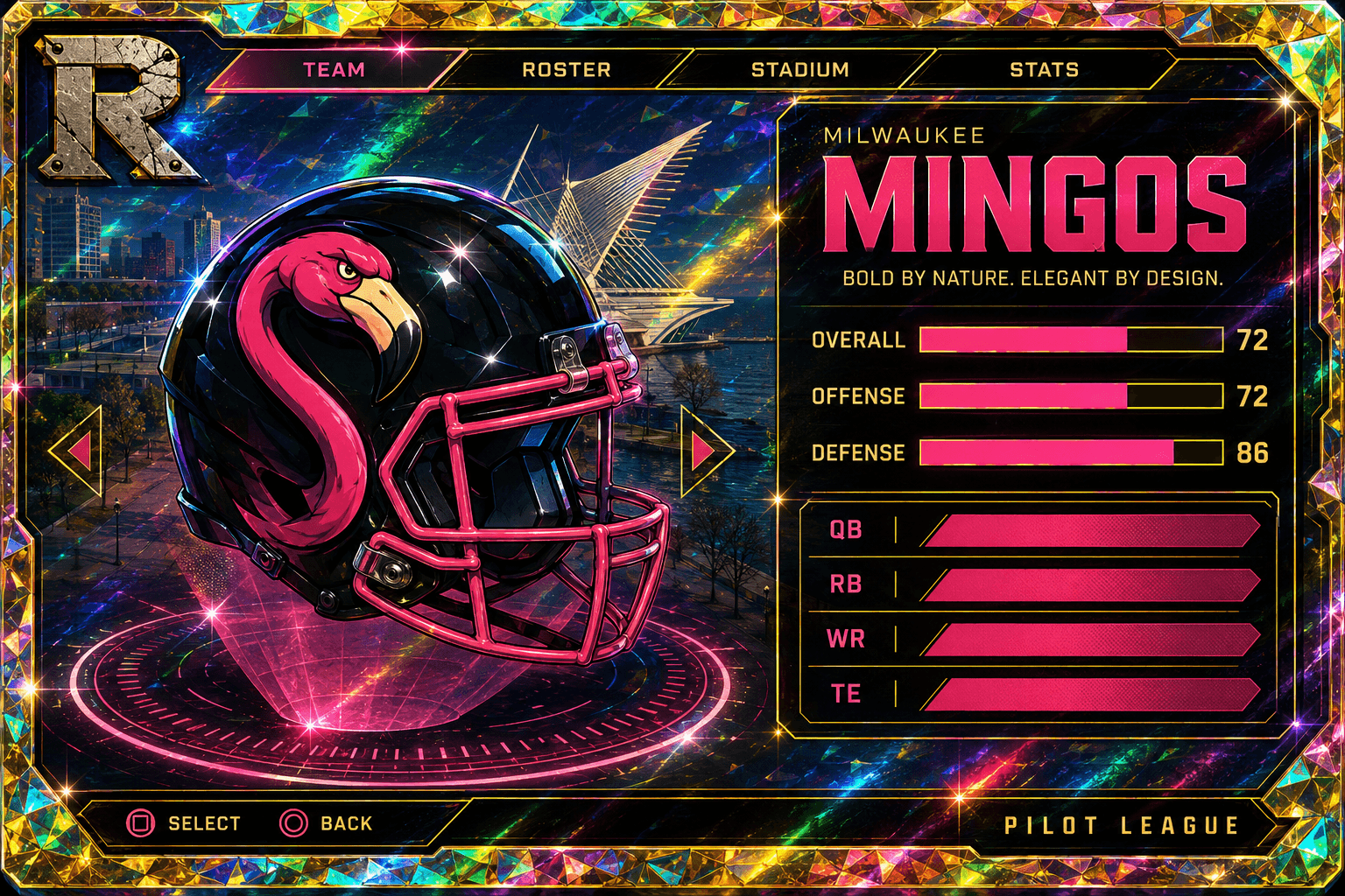 Milwaukee Mingos team card — Tier 3