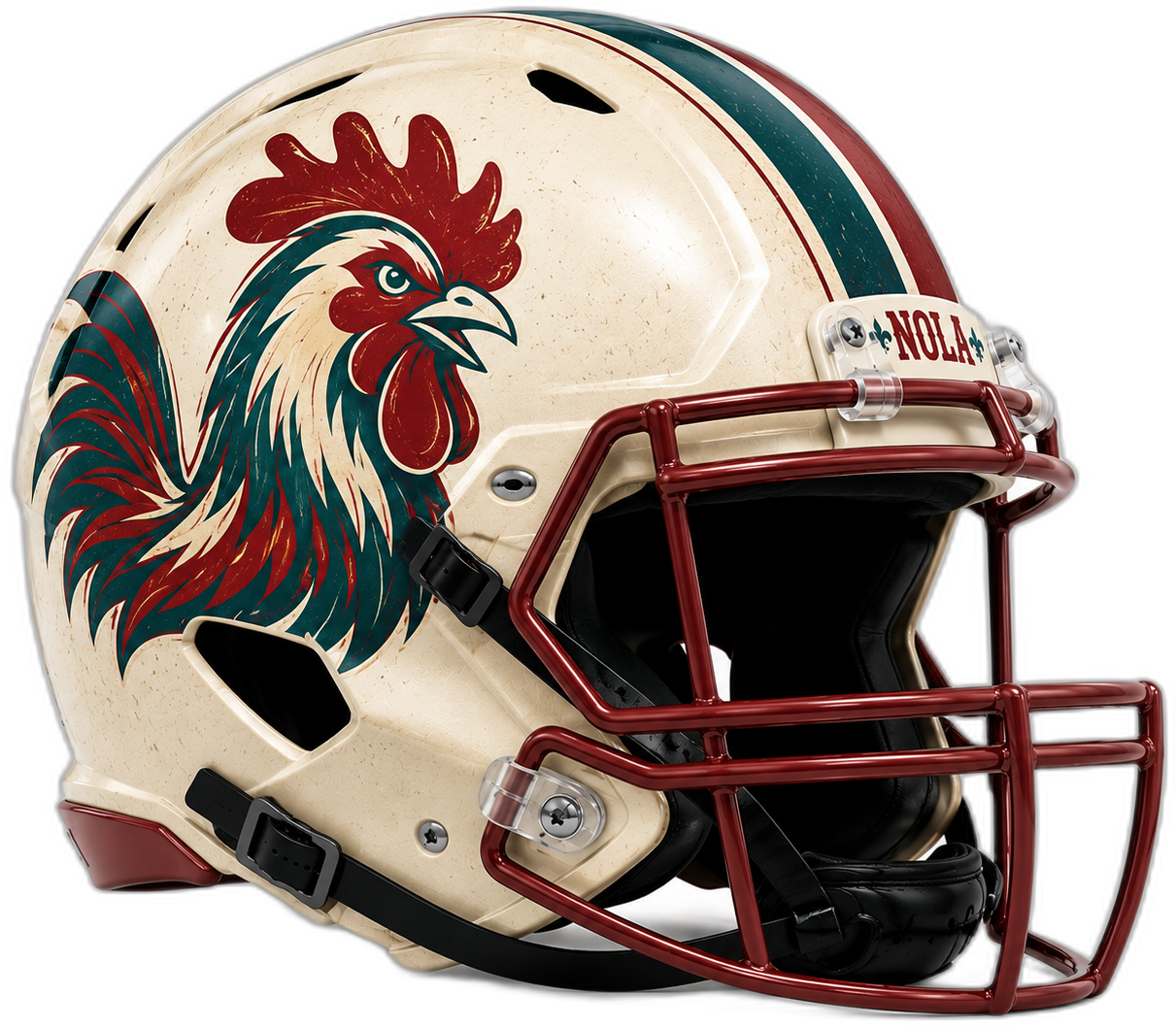 New Orleans Neighbors helmet